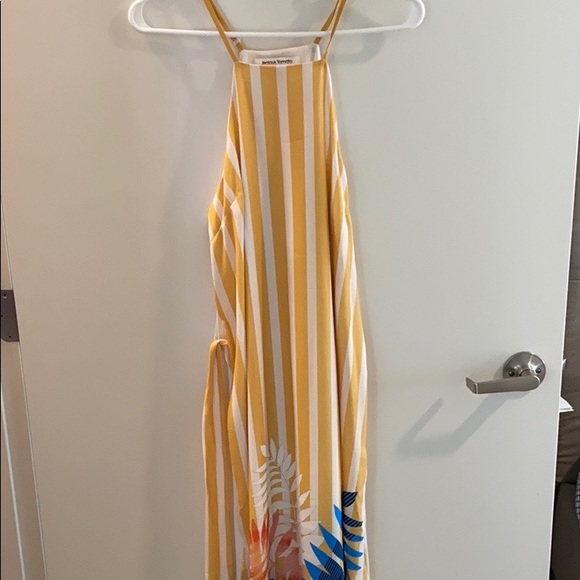 Palm Tree Stripe Maxi Dress - Picture 3 of 4